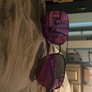 Dime aviator black frame sunglasses